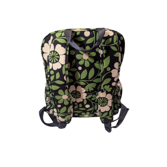 Vera Bradley Green Pink Floral Lucky You Campus Backpack main image 6